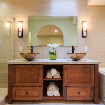 Walnut Creek, Ca | Yoko Oda Interior Design | Zen Bathroom & Effortless Elegance