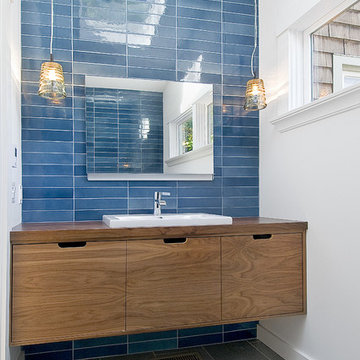 Walnut Floating Vanity