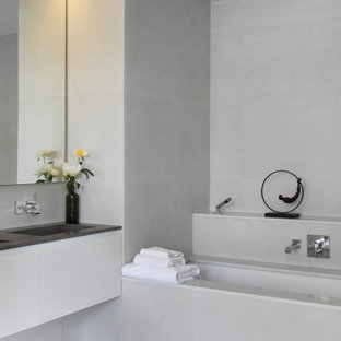Contemporary bathroom in London.