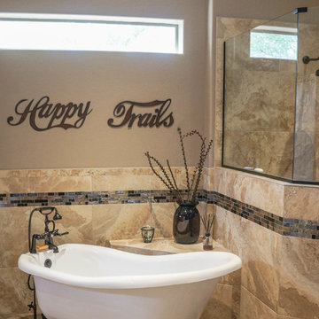 Warm and Welcoming Country-Style Master Bathroom
