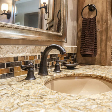 Warm and Welcoming Country-Style Master Bathroom