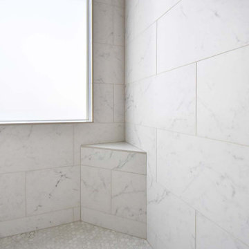 Warm Contemporary Master Bathroom