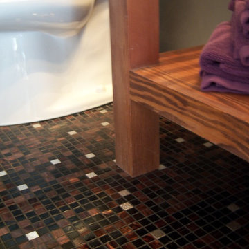 Warm Mosaic Bathroom
