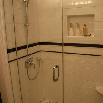Wash, DC White Condominium Bath