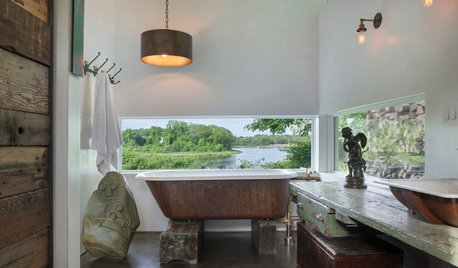 Room of the Day: A Salvaged Bathroom Full of Fresh Ideas