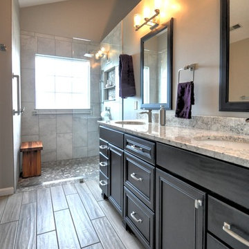Waterstone Drive Lafayette Transitional Master Bathroom Remodel