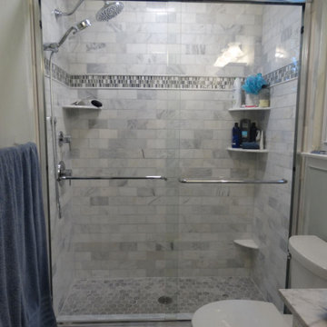 West Chester, PA Master Bath Tub to Shower Conversion