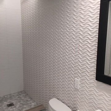 West LA Condo Modern Bathroom