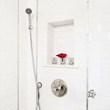 Westchester County, New York - Rustic Chic Guest Bathroom