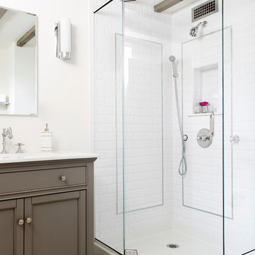 Westchester County, New York - Rustic Chic Guest Bathroom