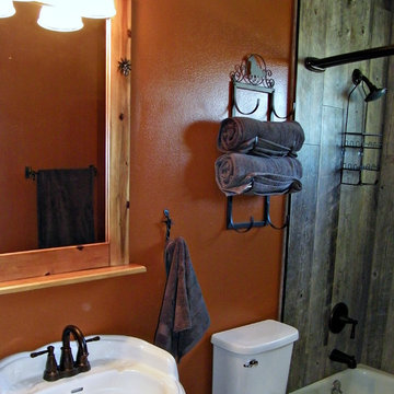 Western Themed Hall Bathroom