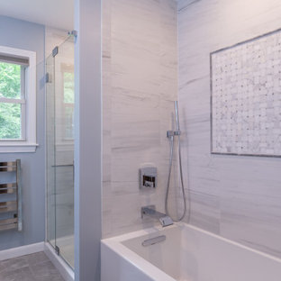 75+ Bäder mit Trogwaschbecken und freistehendem Waschtisch Ideen