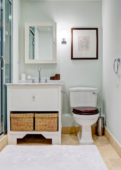 American Traditional Bathroom by Lisette Voute Designs