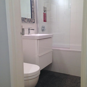 What to Do With an 8-by-5 Bathroom