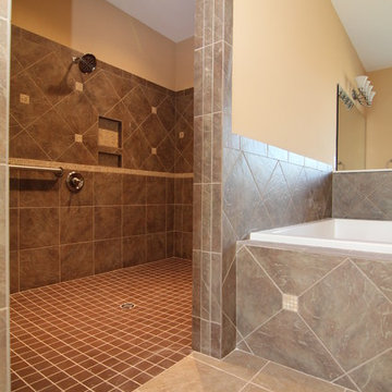 Wheelchair accessible shower