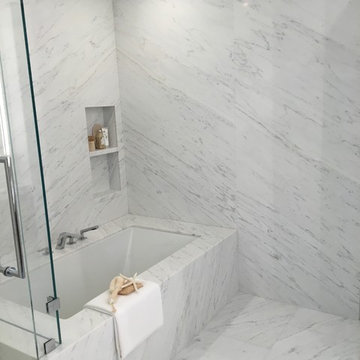 White All Mable Transitional Bathroom