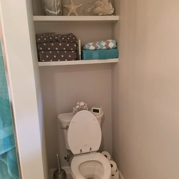 White and grey bathroom