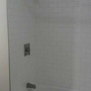 White Bathroom Subway tile