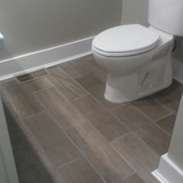 White Bathroom Subway tile