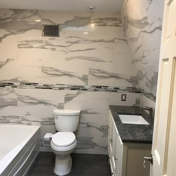 White Carrera Bathroom | Staten Island, NY