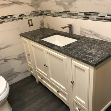 White Carrera Bathroom | Staten Island, NY