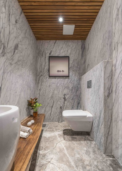 Contemporary Bathroom by Ricken Desai Photography