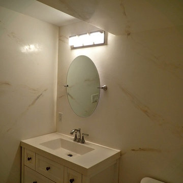White Marble Bathroom.