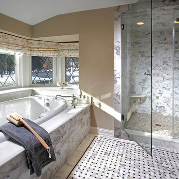 White Marble Spa Bathroom