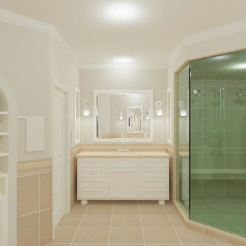 White Master Bath 3