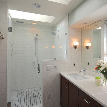 White on White | Bellevue Master Bath Remodel