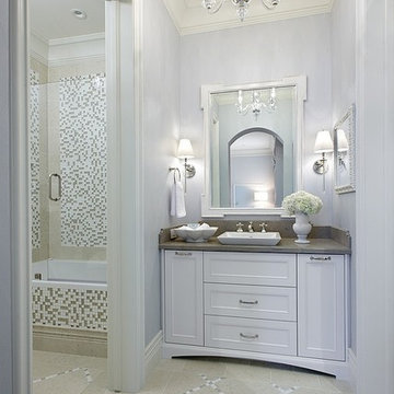 White Paint Bath Cabinetry