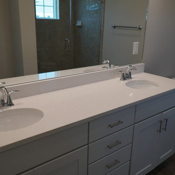 White Quartz Bathroom Countertops
