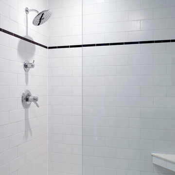 White Subway Shower