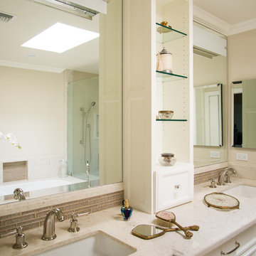 White Traditional Bathroom