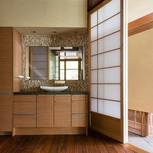 Example of a trendy bathroom design in Other