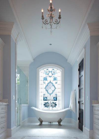 Transitional Bathroom by Aspire Fine Homes