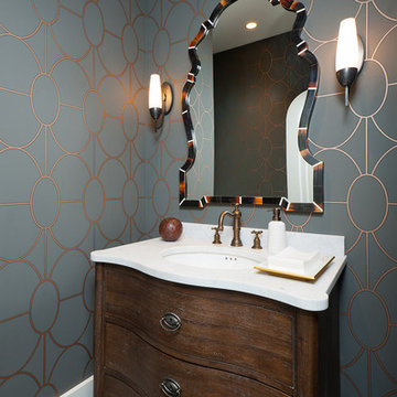 Whole Home Renovation Inside and Out - Powder Room