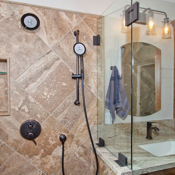 Master Bathroom Shower Fixtures in Wildomar Renovation