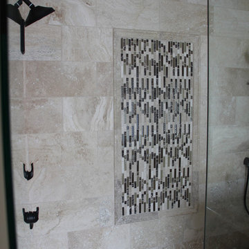 Wildwood, Mo Master Bathroom Shower Tile Inlay