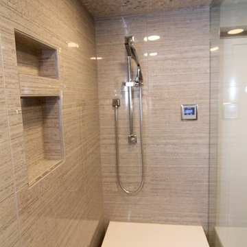 Willowbrook Bath with Steam Shower and Barnwood Wall