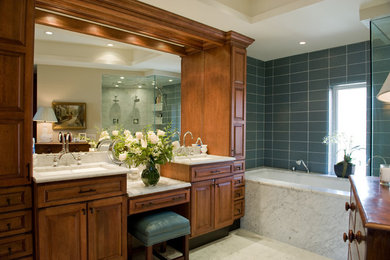 Example of a beach style bathroom design in Jacksonville