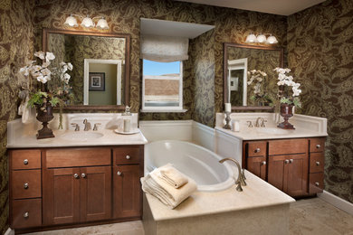 Inspiration for a transitional master bathroom remodel in San Francisco