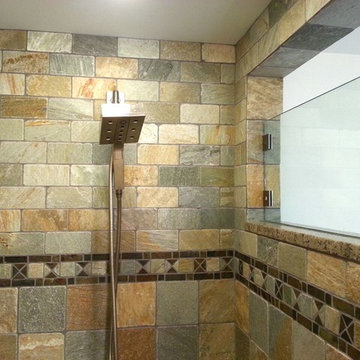 Winterport Slate Tile Bathroom