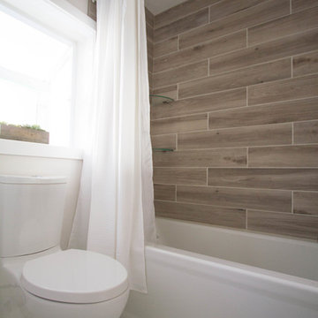 Wood-Look Shower Wall Tile