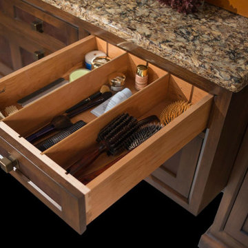 Wood-Mode Specialized Bathroom Drawers