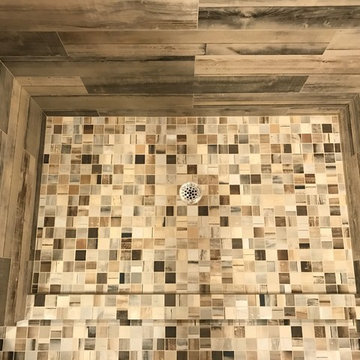 Wood Plank Tile Bathroom