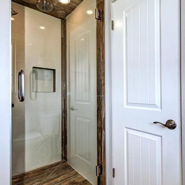 Wood Tile in a Shower!