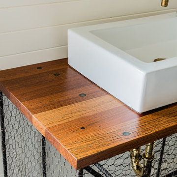 WOOD TOP/CONSOLE SINK