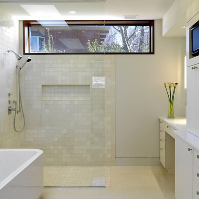 Bathroom - contemporary bathroom idea in Baltimore