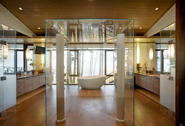 Contemporary Bathroom by Charles Cunniffe Architects Aspen